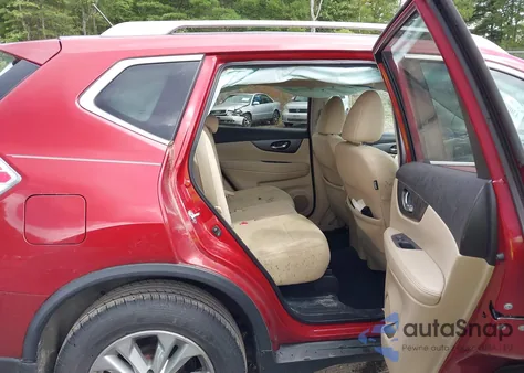 2016 Nissan Rogue Sv из США, поврежденный, VIN 5N1AT2MV0GC745686